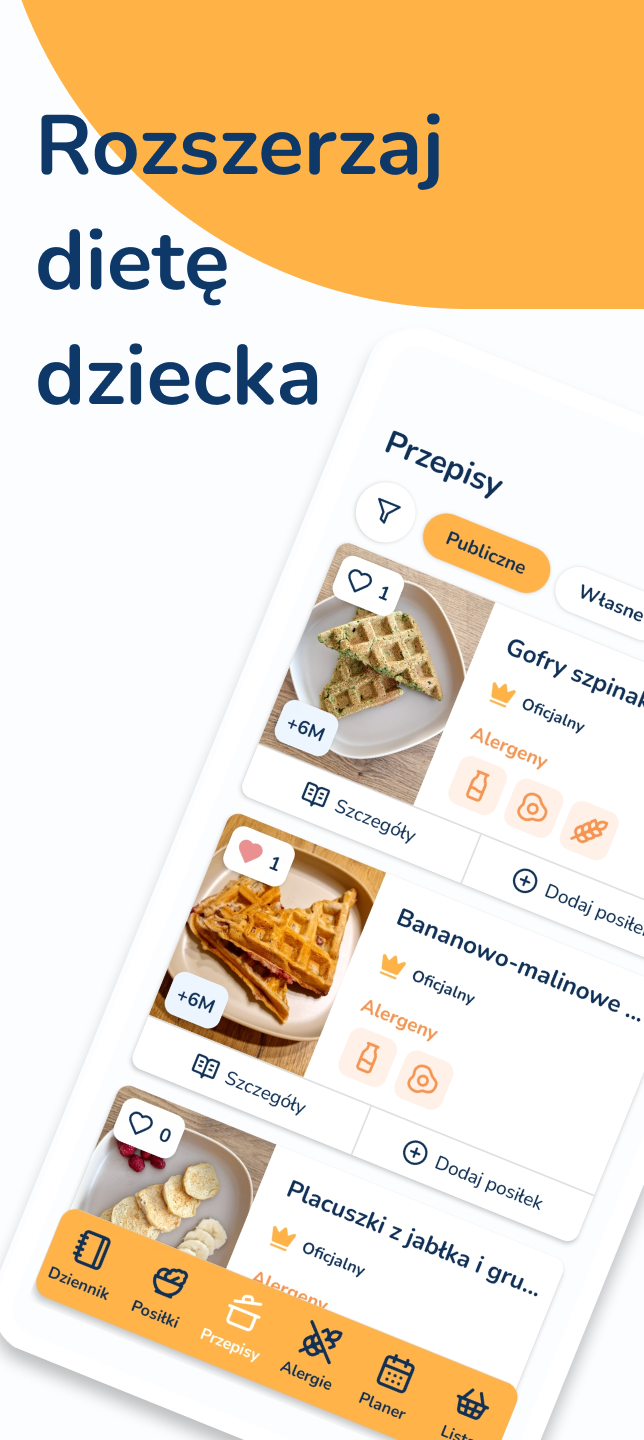 Roszerzaj diete dziecka